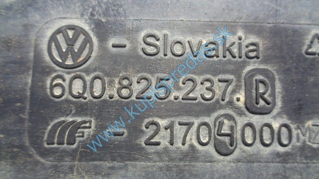 spodný kryt pod motor na vw volkswagen polo , 06Q825237R